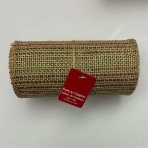 NWT Burlap Ribbon